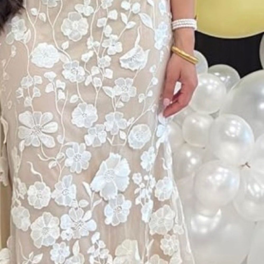 3D Floral Embroidered Dress - Picture 6 of 7